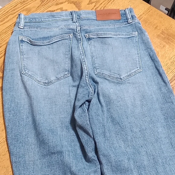 LUCKY BRAND Jeans Womens 6 / 28 BLUE ANKLE BUTTON FLY Preowned Spring - Picture 7 of 8